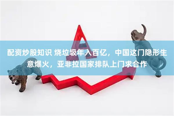 配资炒股知识 烧垃圾年入百亿，中国这门隐形生意爆火，亚非拉国家排队上门求合作
