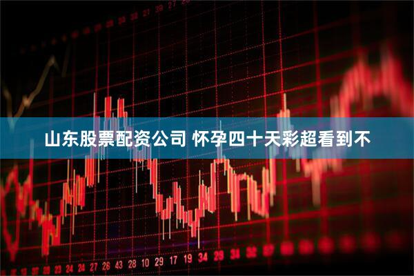 山东股票配资公司 怀孕四十天彩超看到不